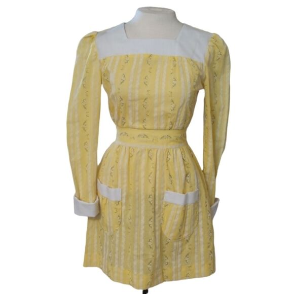 Vintage Texas Miss Cottage Core Prairie Floral Dress - Picture 8 of 8